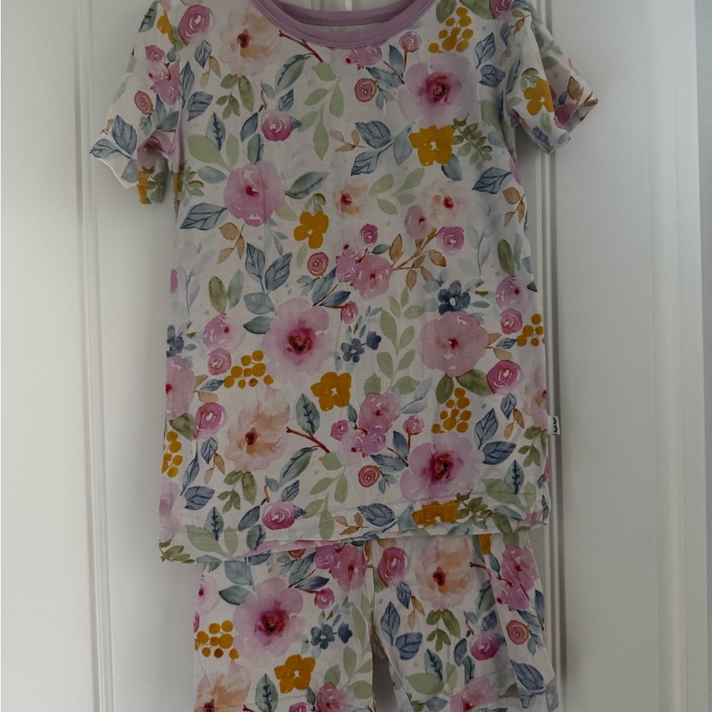 Little Sleepies Bella Blooms Short Sleeve Pajama Set